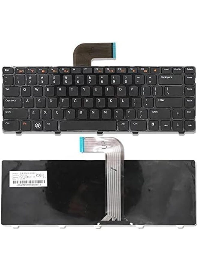 Terabyte Laptop Keyboard Compatible for Dell Inspiron N4110 N4050 M4040 N5050 10K66CH-442 904IC07C00 for Dell - Image 1