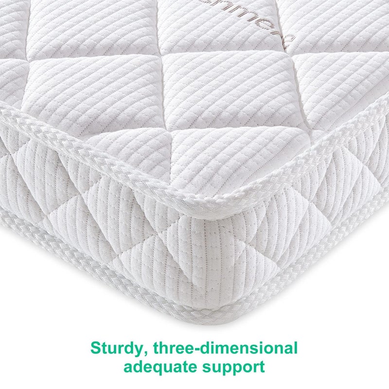 Letmxiu Premium Dual-Sided Crib & Toddler Mattress,100% Knitted Fabric,Premium Fleece-Hypoallergenic,5" Firm Soft Crib Mattress, Non-Toxic Toddler Bed Mattress Fits Standard Cribs & Toddler Beds - Image 4