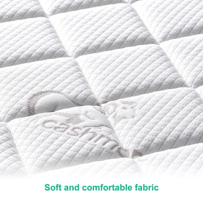 Letmxiu Premium Dual-Sided Crib & Toddler Mattress,100% Knitted Fabric,Premium Fleece-Hypoallergenic,5" Firm Soft Crib Mattress, Non-Toxic Toddler Bed Mattress Fits Standard Cribs & Toddler Beds - Image 3