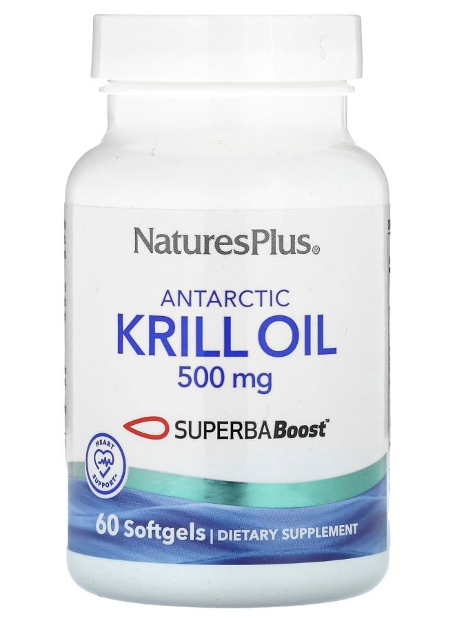 Antarctic Krill Oil 500 mg 60 Softgels