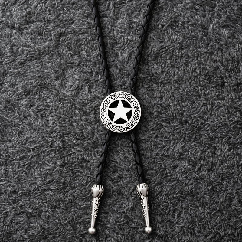 Unisex Bolo Tie Bull Head Western Cowboy Accessory For Couple Pair Use - Image 4