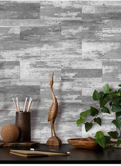 CityRiya-Long Decorative 3D Wall Panels Wall Panels 16PCS 20.32*10.16cm 3D Wall Sticker Self-Adhesive Wall Panels Waterproof PE Foam Wallpaper Brick Wallpaper for Kichen Wall Decor  - Image 3