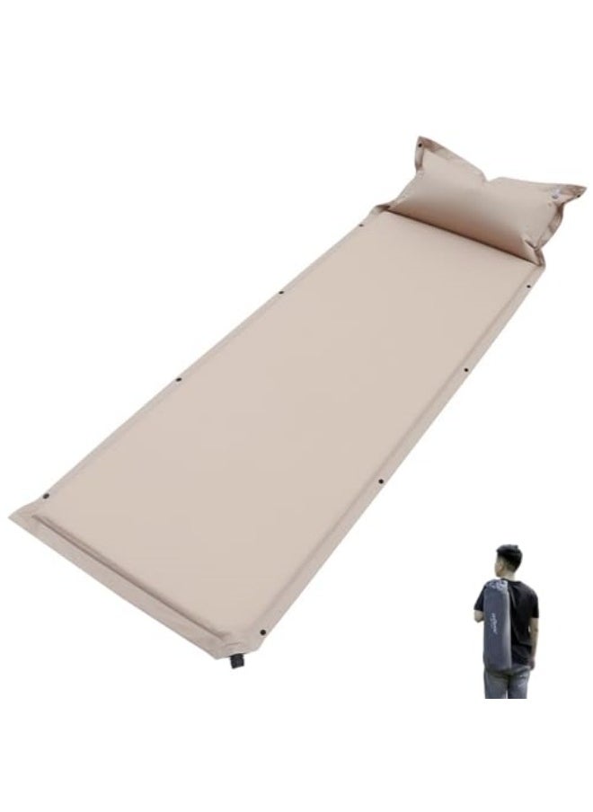 GGEROU - Air Bed Mettress with Built-in Electric Pump, Inflatable Air Mettress Sleeping Pad, Portable Roll Up Bed, Inflatable Outdoor Mat - Image 1