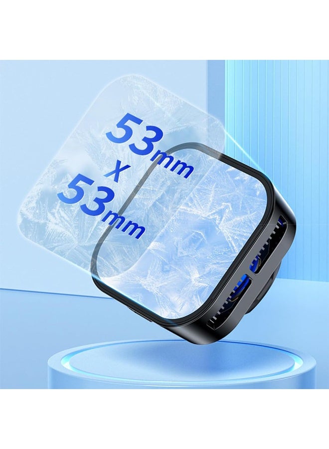 X79 Upgraded Magnetic Cell Phone Cooler, RGB Phone Cooling Fan Portable Lightweight Mobile Phone Cooling Fan, Phone Radiator with Larger Cooling Area for Phone/Tablet/iPad - Image 2