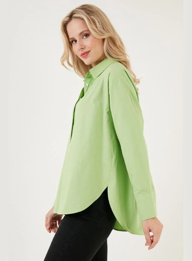 Lela Lela Oversize 100% Cotton Poplin Shirt Women's SHIRT CF21S163867