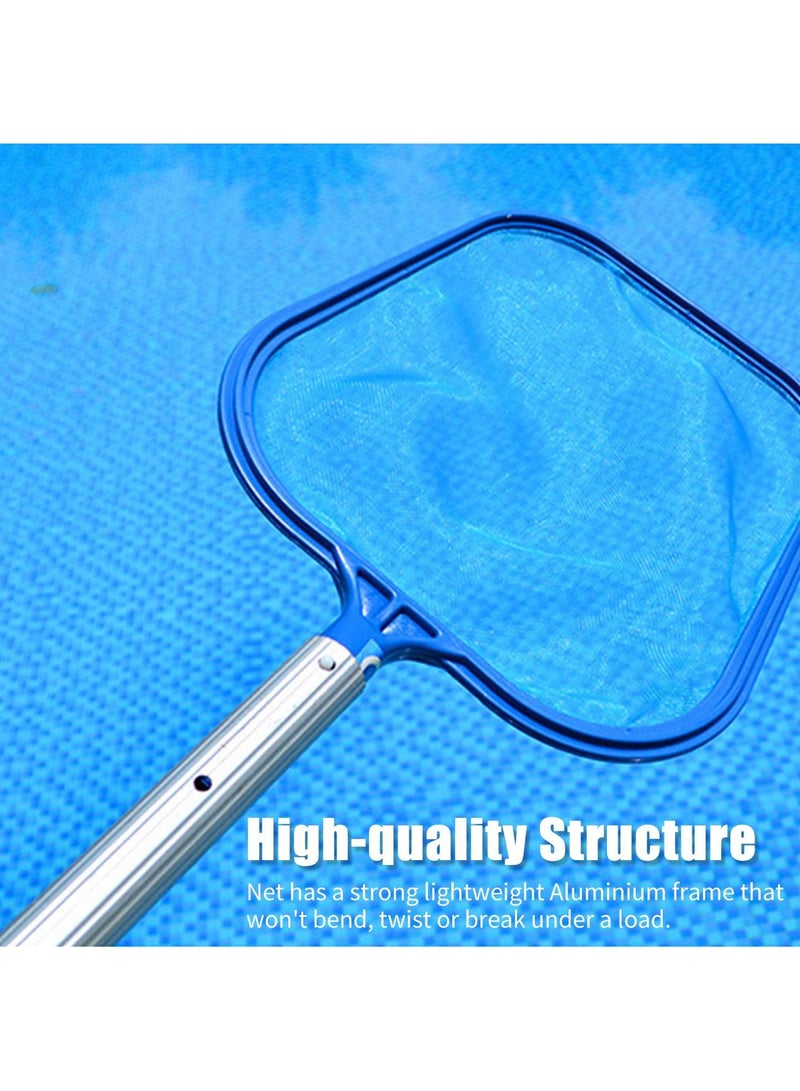Swimming Pool Cleaning Tools Flexible Leaf Skimmer with Telescopic Pole for Pools and Spas - Image 5
