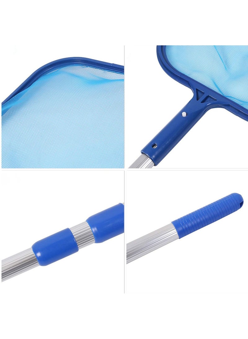 Swimming Pool Cleaning Tools Flexible Leaf Skimmer with Telescopic Pole for Pools and Spas - Image 2