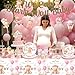 Yingoto 171 PCS Bearly Wait Baby Shower Decorations Pink Bear Baby Shower Party Supplies with Balloon Banner Cake Topper Plates and Napkins for Baby Girl Shower Serves 20 - Image 4