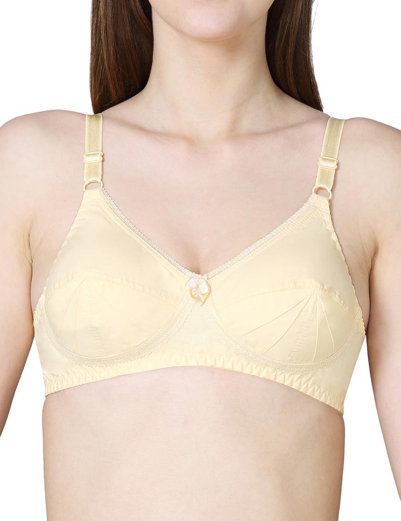 VSTAR Cotton Women's Regular Bra_Saree Mate Skin 38 -B - Image 4