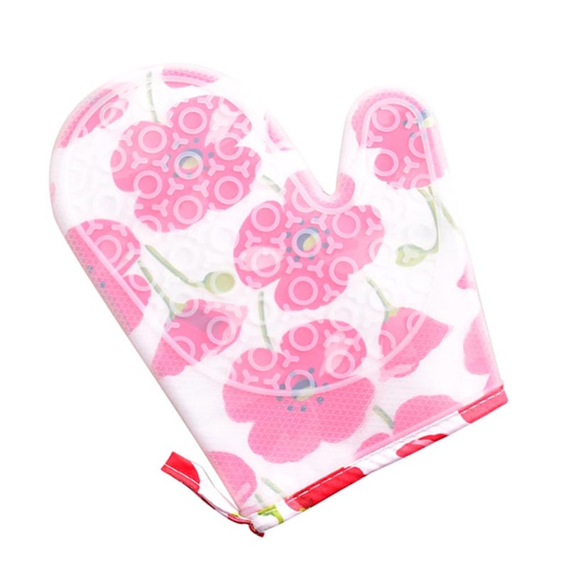 Evona Evona Silicone Oven Mitts Heat Resistant Oven Gloves with Cotton Padding Flexible Oven GlovesCooking and BBQ Mitts Kitchen Oven Mitt Heat Resistant Pot Holders 