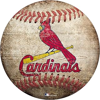 Fan Creations Fan Creations MLB St. Louis Cardinals 12" Baseball Shaped Sign - Image 1