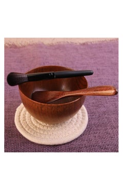 SYOSI Face Mask Mixing Bowl Set 5 In 1 DIY Clay Mask Mixing Kit Facial Bowl With Mask Brush And Stirring Spatula Bamboo Mask Mixing Tools For Mixing Clay Mask DIY  - Image 2