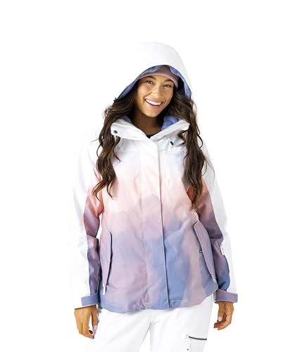 Roxy Women's Jetty 3-in-1 Snow Jacket – 10K Waterproof, Insulated, PFAS-Free, Removable Inner Layer, Blurry Escape, Large - Image 4