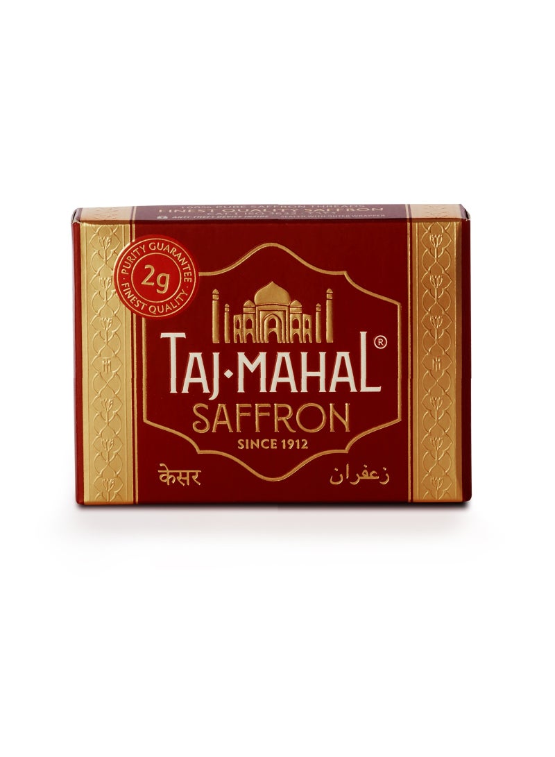 Taj Mahal Saffron 2g – 100% Pure Premium Saffron Threads - Image 1