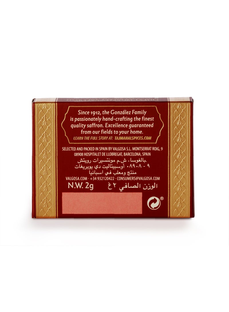 Taj Mahal Saffron 2g – 100% Pure Premium Saffron Threads - Image 2