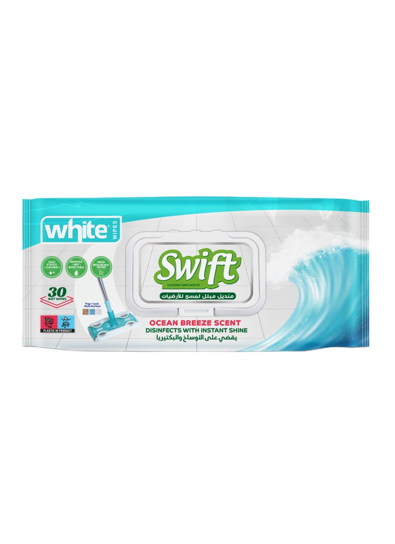 White مناديل مبللة نسيم المحيط سريعة - Image 1