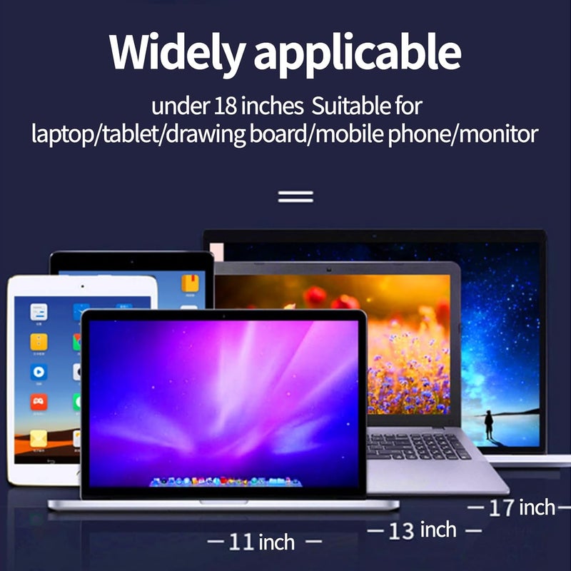 Aluminum Laptop Cooling Stand with Adjustable Height and Fan for 10 - 17 Inch Laptops - Image 4