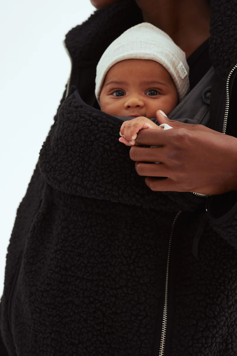 H&M  MAMA Before & After Babywearing teddy jacket for Women | Best Price UAE