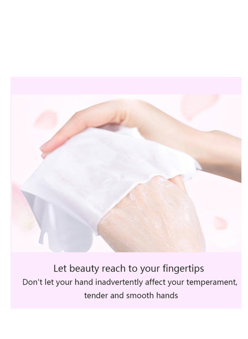 Generic Hand Mask, Hand Spa Mask, Hand Moisturizing Gloves Mask, Hand Skin Repair Renew Mask for Dry, Aging, Cracked Hands Intense Skin Nutrition Hand Cream Mask, Repair Rough Skin Women & Men (5 Pairs)  - Image 5