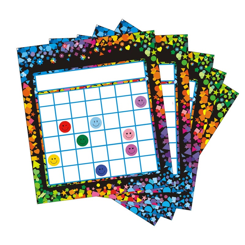 ANSTROUT 6000 Pieces Happy Smile Face Stickers for School Reward Behavior Chart,3/8 Inch in Diameter Round Colorful Reward Labels 10 Styles Happy Face Stickers for Teachers (50 Sheets) - Image 5