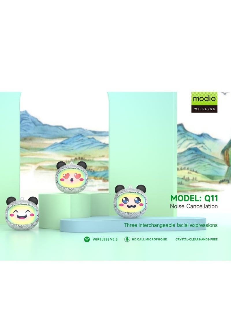 Q11 Wireless Bluetooth Earbuds | Customizable & Changeable Covers | High-Fidelity Sound | Noise Isolating | Ergonomic Comfortable Fit | Long Battery Life | True Wireless | Music & Calls - Image 3