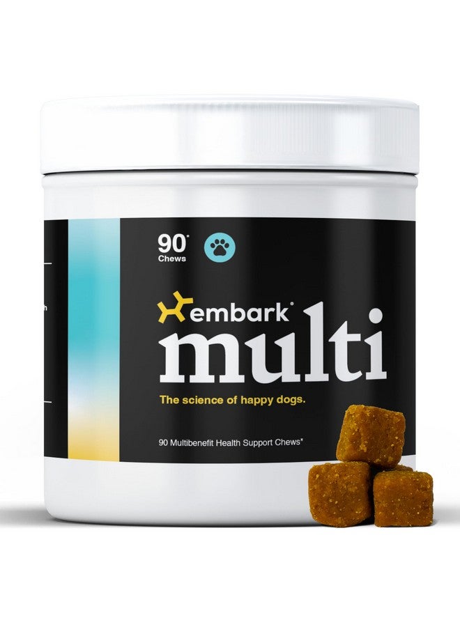إمبارك دوج متعدد الفوائد - الكل في واحد، مكملات غذائية للكلاب - جلوكوزامين، كوندرويتين، دعم المفاصل - صحة الجلد والفراء والدماغ والمناعة - تركيبة بيطرية طبيعية بالكامل - 90 قرصًا ناعمًا للمضغ - Image 1