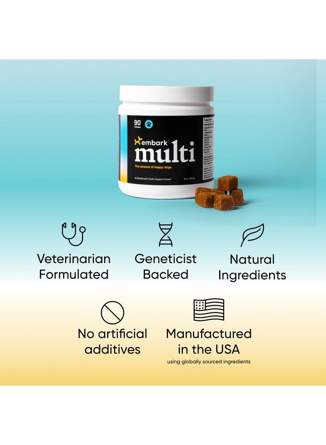 إمبارك دوج متعدد الفوائد - الكل في واحد، مكملات غذائية للكلاب - جلوكوزامين، كوندرويتين، دعم المفاصل - صحة الجلد والفراء والدماغ والمناعة - تركيبة بيطرية طبيعية بالكامل - 90 قرصًا ناعمًا للمضغ - Image 5