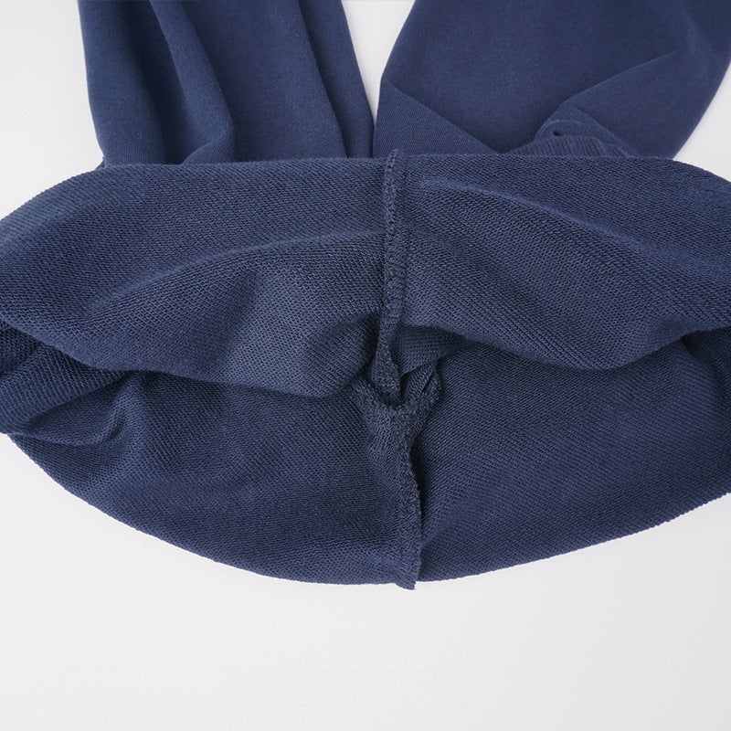 Primary And Secondary School Uniform Pants Navy Blue Junior High School Uniform Pants High School Students Dark Blue Velvet Thickeneding - Image 5