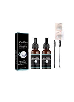 Gfouk Lash Elixir Rapid Growth Strengthening Eyelash Serum, 30ml Organic Castor Oil Eyelash Serum, Rapid Growth Strengthening Eyelash Serum (2PCS)