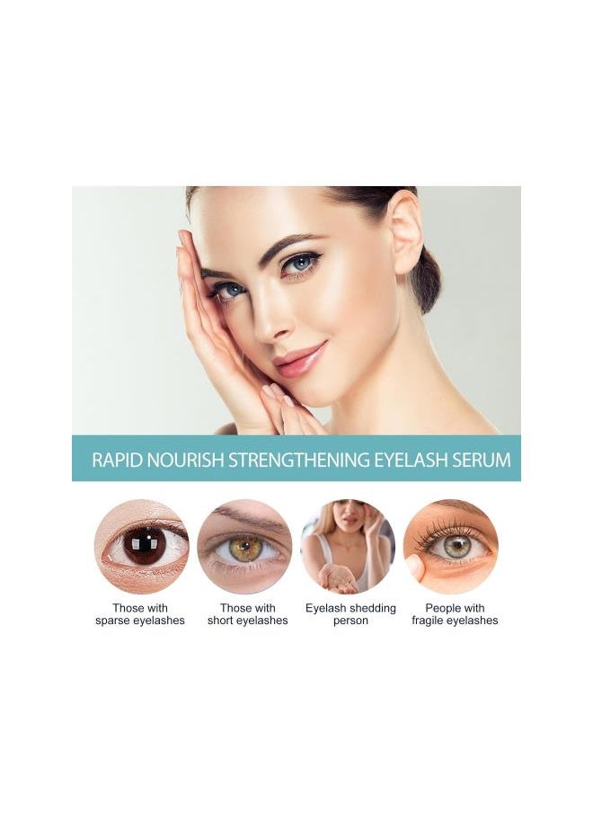 silvercnc - Gfouk Lash Elixir Rapid Growth Strengthening Eyelash Serum, 30ml Organic Castor Oil Eyelash Serum, Rapid Growth Strengthening Eyelash Serum (2PCS) - Image 1