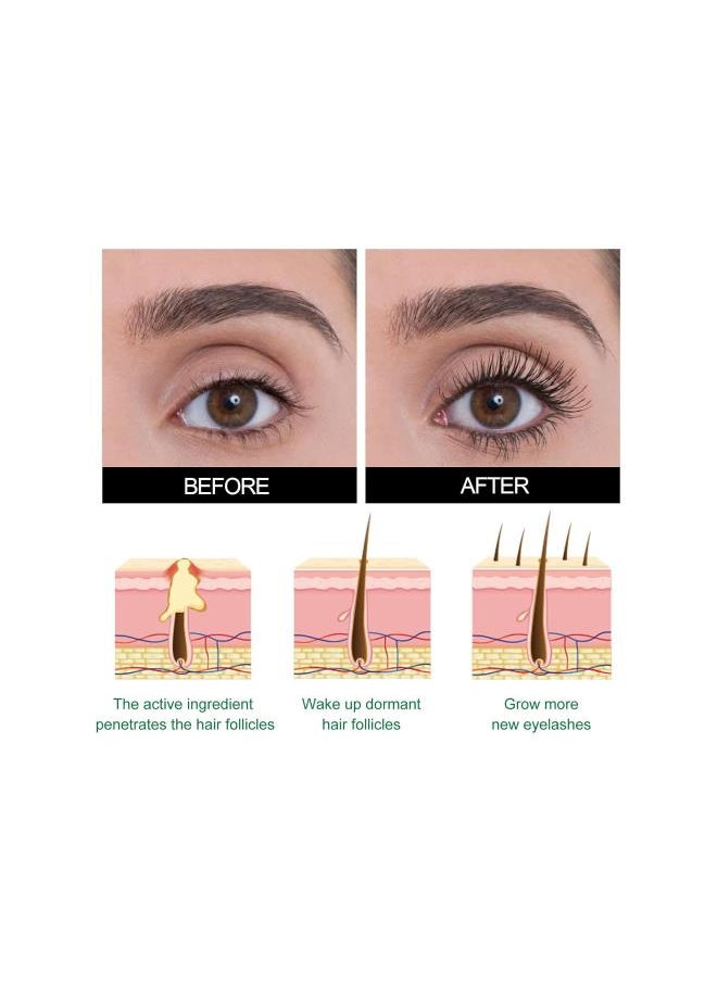 silvercnc - Gfouk Lash Elixir Rapid Growth Strengthening Eyelash Serum, 30ml Organic Castor Oil Eyelash Serum, Rapid Growth Strengthening Eyelash Serum (2PCS) - Image 1
