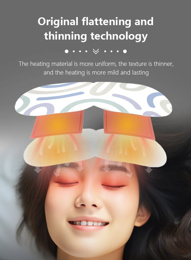 Generic Steam Eye Mask Lutein Dry Eyes Warm Eye Mask Relieve Eye Fatigue Swelling Eye Mask Hot Compress Sleeping Mask Disposable Wet Heat Pad Sleep Travel Essential 10 Pieces Fragrance Free  - Image 2