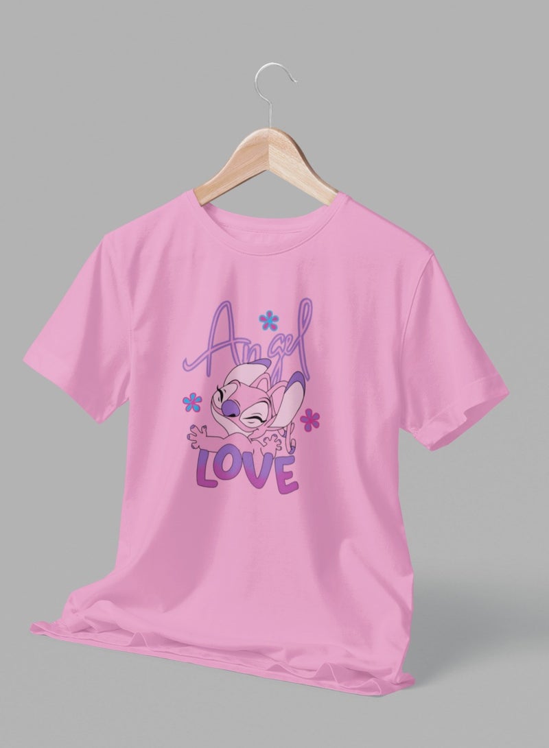 ZOOM Comfortable Angel from Stitch Kids to Teenagers T-Shirt