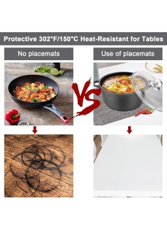 FALMER 6PCS PlaceMats for Kitchen Dining Table45X30CM  - Image 4
