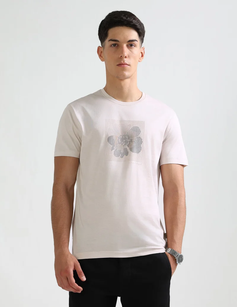 Arrow Graphic Printed Pure Cotton T-Shirt