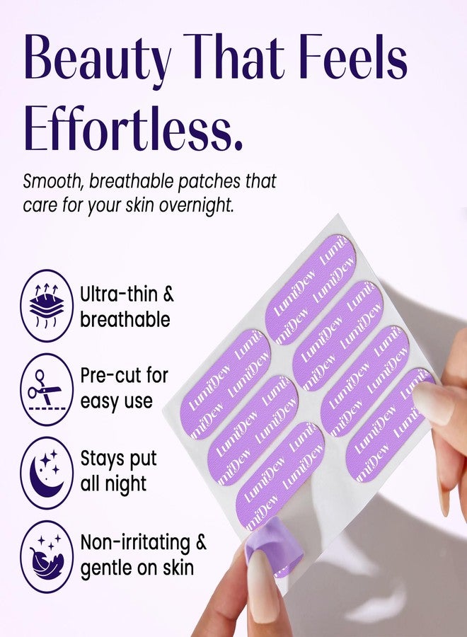 LumiDew Smile Line & Anti Wrinkle Patches - Face Tape for Wrinkles, Forehead & Lips | Japanese Face Tape Lifting & Anti Wrinkle Tape for Face | Forehead Wrinkle Patches Overnight - Image 5