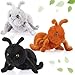 Shappy 3 PCS Plush Ant Set 10 Soft Stuffed Ant Toys for Kids Perfect for Hugging Playtime and Gifts Durable Washable and Realistic for Birthdays and HolidaysBrown Black Gray - Image 2