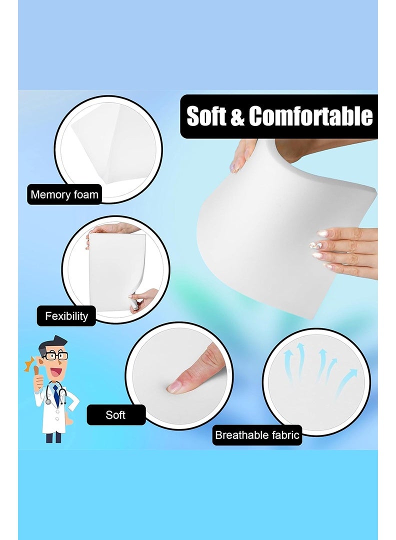 أوغر فوم ما بعد عملية شفط الدهون، 5 لوحات بطنية لما بعد عملية شفط الدهون، تسطيح البطن، مشد بطن ضاغط، ألواح فوم (8 × 11 × 0.5 بوصة) - Image 4