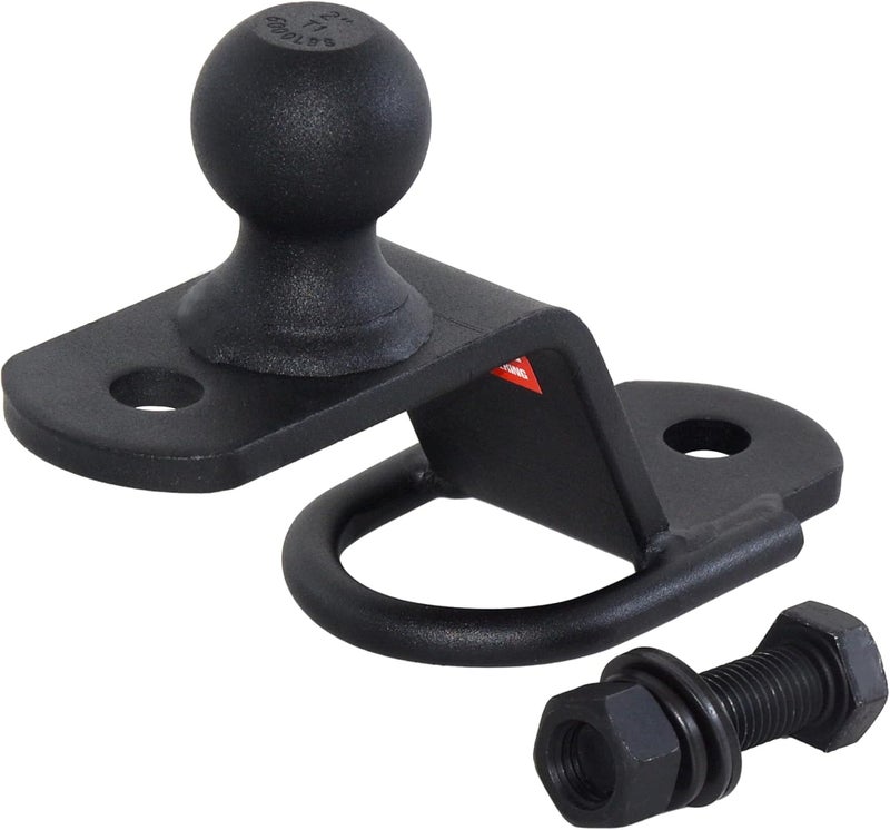 REYSUN 3 in 1 ATV/UTV Trailer Hitch Adapter with 2 inch Trailer Ball, 3 Way ATV Attachment, Fastener Kit Included - Image 4