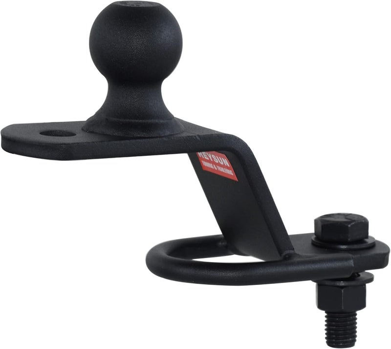 REYSUN 3 in 1 ATV/UTV Trailer Hitch Adapter with 2 inch Trailer Ball, 3 Way ATV Attachment, Fastener Kit Included - Image 3