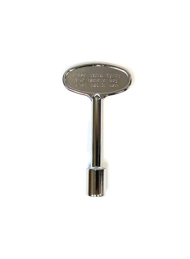 Midwest Hearth Universal Valve Key for Gas Fire Pits and Fireplaces - Polished Chrome (3-Inch) - Image 1