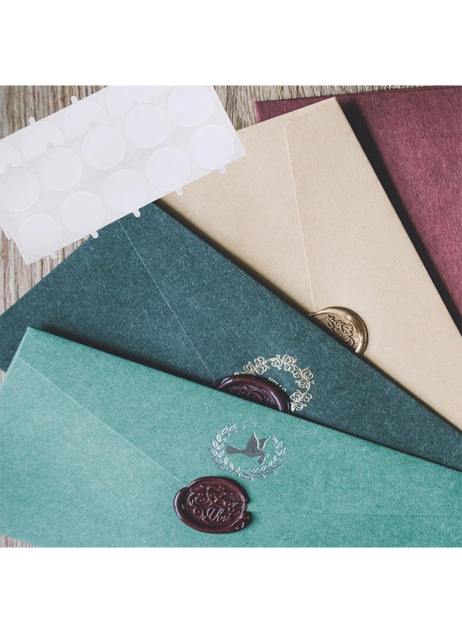 HS - Double Sided Adhesive Dots For Wax Seal Stamp Kit, 300 PCS 1Inch Adhesive Wax Seal Backing For Wax Seal Stickers, Craft Adhesive Waxing - Image 1