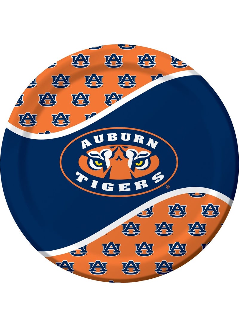CREATIVE CONVERTING 8Count Paper Dinner Plates Auburn Tigers 