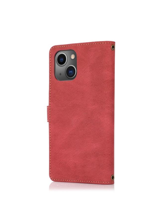 Zaboon Case For iPhone 13 Pro Max PU + TPU Horizontal Flip Leather Case with Holder & Card Slot & Wallet & Lanyard - Image 3