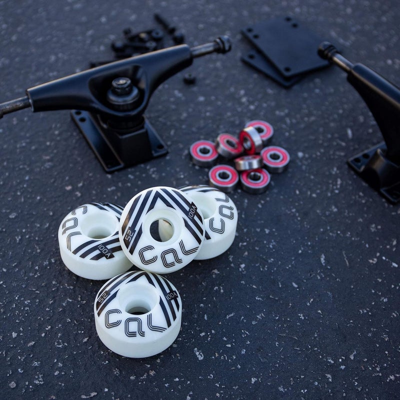 Cal 7 Skateboard Complete Combo with 139 mm Trucks, 52 mm Wheels, Bearings, Durable Skateboard Hardware Kit, Starter Set for Standard Skateboards - Image 3