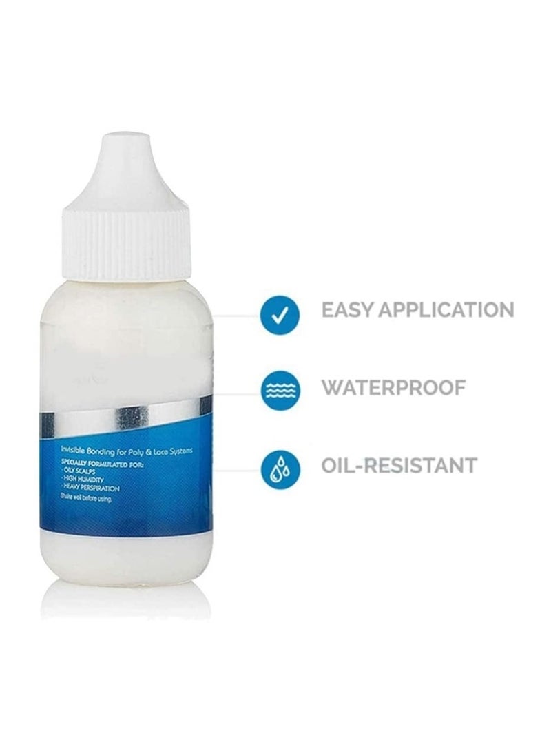 إستيل لاصق بديل للشعر 38 مللي غراء ربط غير مرئي مثبت خفيف للبولي والرباط شعر مستعار لاصق غراء للشعر - Image 3