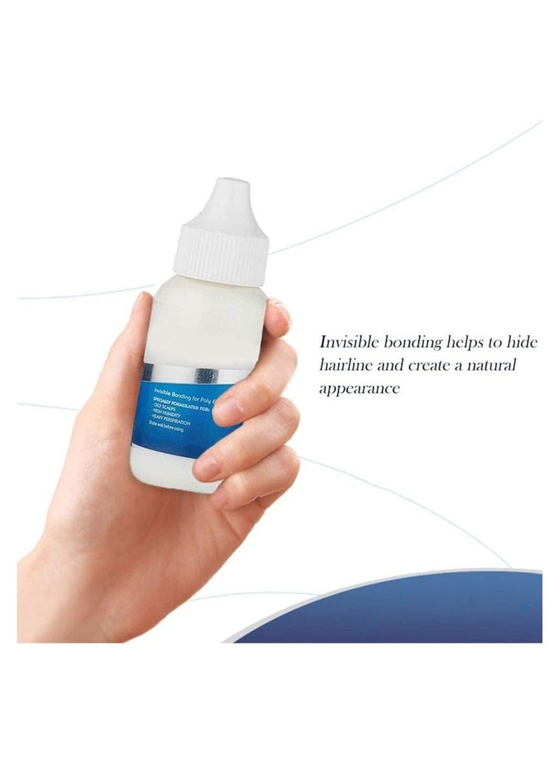 إستيل لاصق بديل للشعر 38 مللي غراء ربط غير مرئي مثبت خفيف للبولي والرباط شعر مستعار لاصق غراء للشعر - Image 4