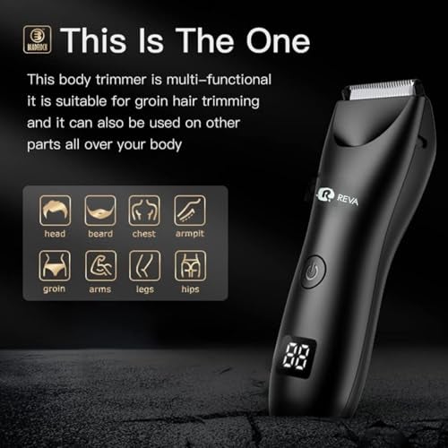 R REVA Multi Groomer All-in-One Hair Trimmer with Head Spotlight for Men & Women- Cordless Rechargeable Beard & Hair Clipper, Waterproof, Ceramic Blades, Low Noise and Fast Charging - Image 2
