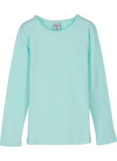 Lovetti Mint Basic Seasonal Lycra Long Sleeve Girls T-Shirt  - Image 1