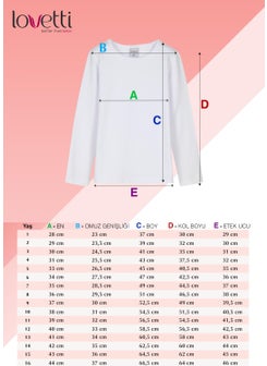 Lovetti Mint Basic Seasonal Lycra Long Sleeve Girls T-Shirt  - Image 2